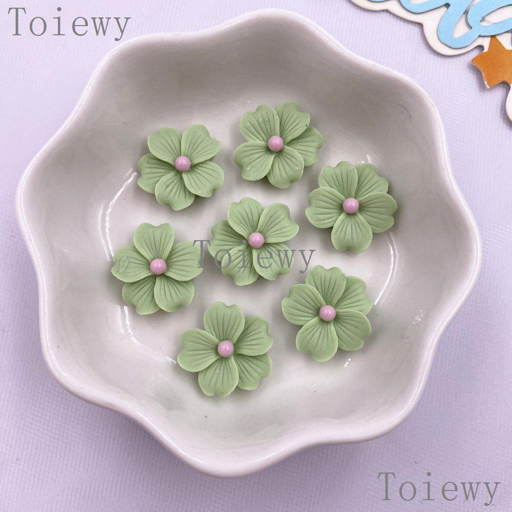 30 шт. Смола Каваи Цветные 16 мм Цветок Плоская спинка Камень Самоцвет Скрапбукинг DIY Свадьба Рождество Арт Декор Ювелирные изделия Ремесла Аксессуары