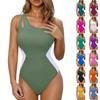 Women's One-piece Bikini Colour Block Sexy With Bra Pad No Steel Bra Swimsuit