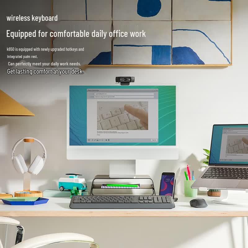 Беспроводная клавиатура Logitech K650 с двумя режимами