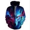 Animal Wolf 3D Printed Hooded Sweatshirts Men Women Fashion Casual Oversized Pullover Hip Hop Harajuku Streetwear Hoodies