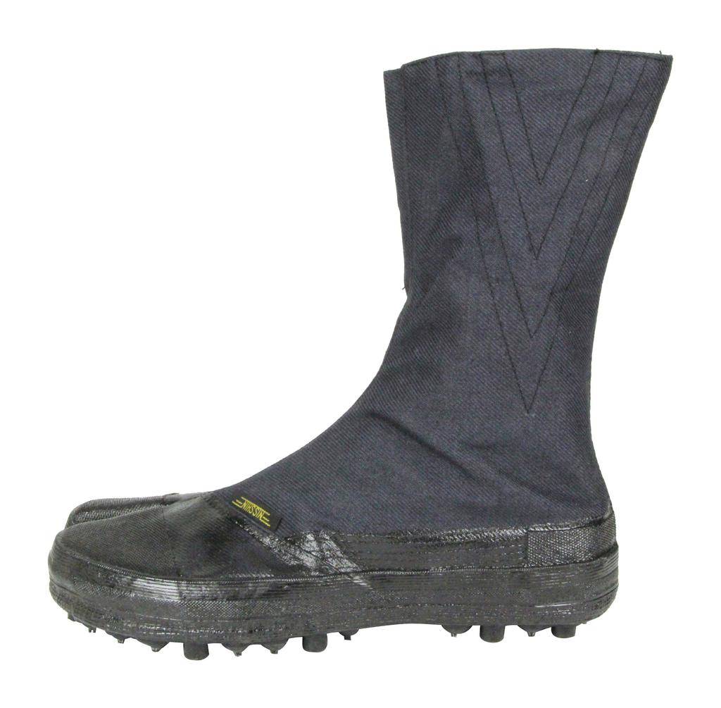 Work JS 8 Large Tabi with Spike High No Toe [Nissin Rubber] Обувь, Обувь, 8V, Шапки, Булавки, Клей, Кепка, Мужская, Черный, 22.5