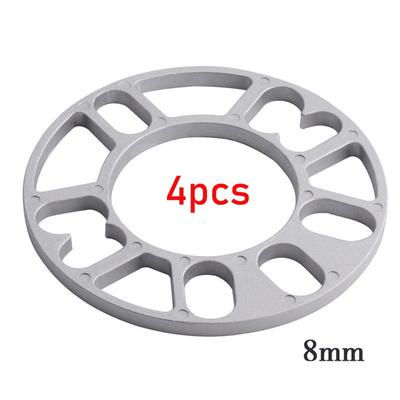 4 шт. автомобильные проставки для колес, алюминиевые проставки для колес, пластины для 4 люверсов, 5 люверсов 4x100 4x114,3 5x105 5x108 5x112 5x115 5x114,3 5x120