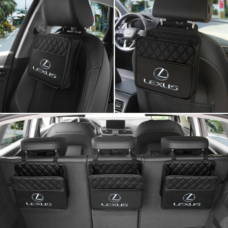 Car Seat Backrest Storage Stowing Tidying Pocket For Lexus F SPORT LBX NX RX 350h 450h ES UX 300e GS GX IS LS LX CT LC RC GX460