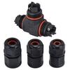 Waterproof Connector 3 Pin Tee Electrical Wire Terminal Quick Connect Adapter 250V 16A TL20