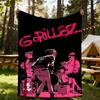 1 шт. Плед Gorillaz для улицы, легкий фланелевый, для использования в любое время года, для дивана, кровати, путешествий, кемпинга, гостиной, офиса, дивана048