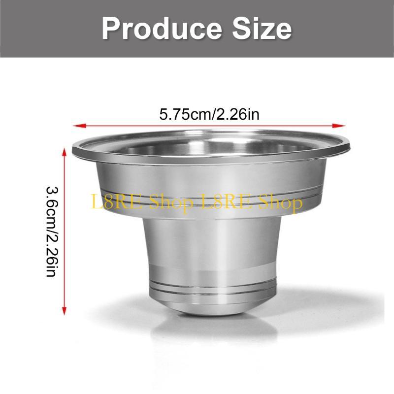 L8RE Stainless Steel Transform Espresso Coffee Tool Capsules Adapter Holder Filter for Espresso Vertuoline GCA1 Machine