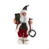 Santa Claus Figurine Christmas Doll Toy Adornment Traditional Standing Figure Xmas Decor for