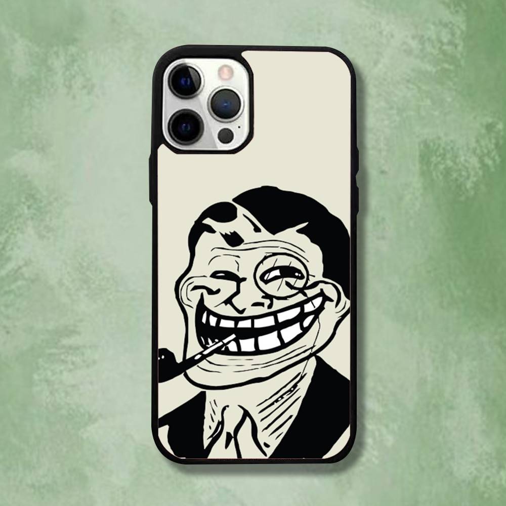 Чехол для телефона-мема T-Trollfaces Comics Для iPhone 16,15,14,13,12,11,Pro,Max,Plus,Mini,SE4,E Магнитный Magsafe Беспроводная зарядка
