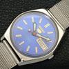 ЯПОНИЯ ВИНТАЖ SEIKO 5 АВТОМАТИЧЕСКИЕ 6309A МУЖСКИЕ ЧАСЫ С ЦИФЕРБЛАТОМ СИНЕГО ЦВЕТА a701413-5