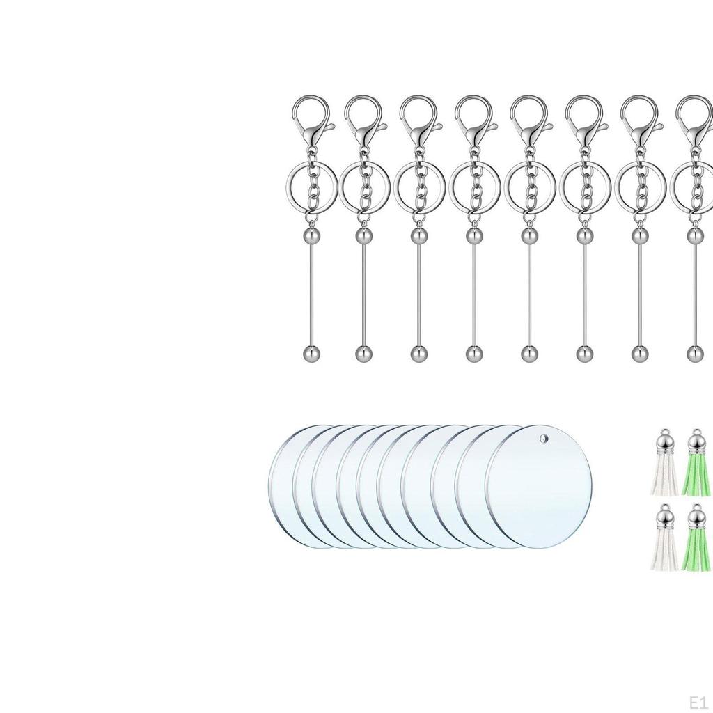 Акриловые брелки-заготовки для винилового комплекта, стержни из бисера, ручная работа, поиск, ремесло, сделай сам