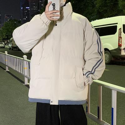 Мужское пальто зимнее с хлопковой подкладкой Мужская новая повседневная верхняя куртка с хлопковой подкладкой