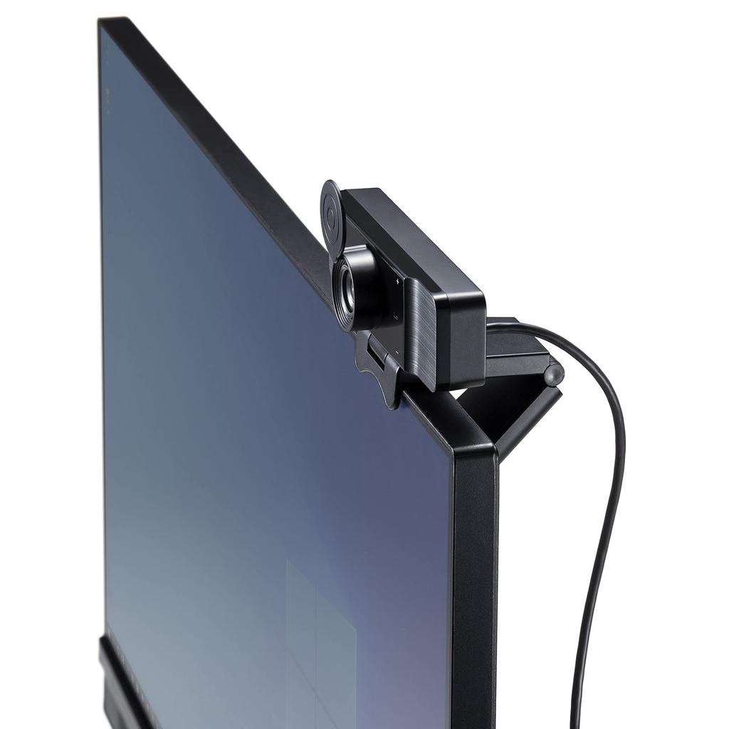 Веб-камера Sanwa Supply с функцией регулировки яркости CMS-V68BK