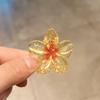 Plumeria Candy Color Fairy Hair Clip - Elegant Shark Clip Accessory