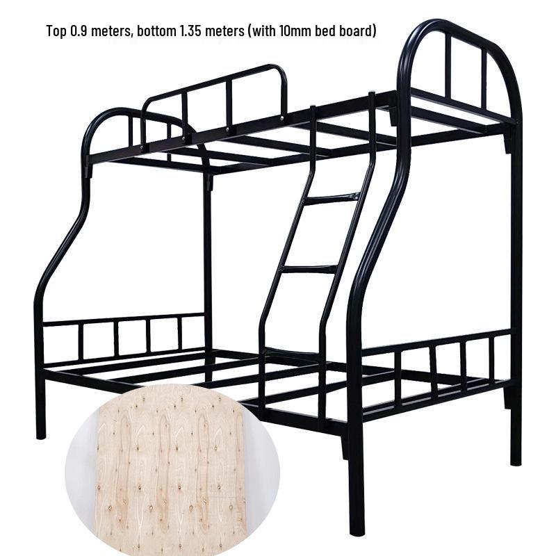 Children's Bunk Bed: Double Steel Iron Frame for Home & Rental Use