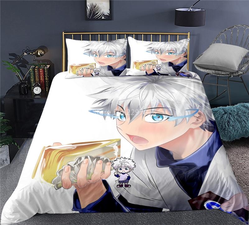 H-Hunter X-X H-Hunters 3d Printed Duvet Cover Sets Pillowcases Popular Cartoon Bedding Set Twin Full Q-Queens King Size for Bedroom Decor