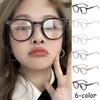 New Fashion  Style Glasses Frame Retro Square Glasses For Women Lady Decorative Eyeglasses Korean Powder Blusher Eyewear