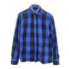 Milok Made In Japan Gingham Check Pattern Long Sleeve Shirt S Men's Used
