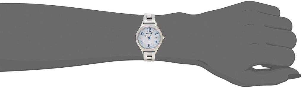 Часы Wicca Solar Tech Radio Clock Happy Diary HAPPY DIARY Simple Adjust Silver [Citizen] KS1-210-91 женские