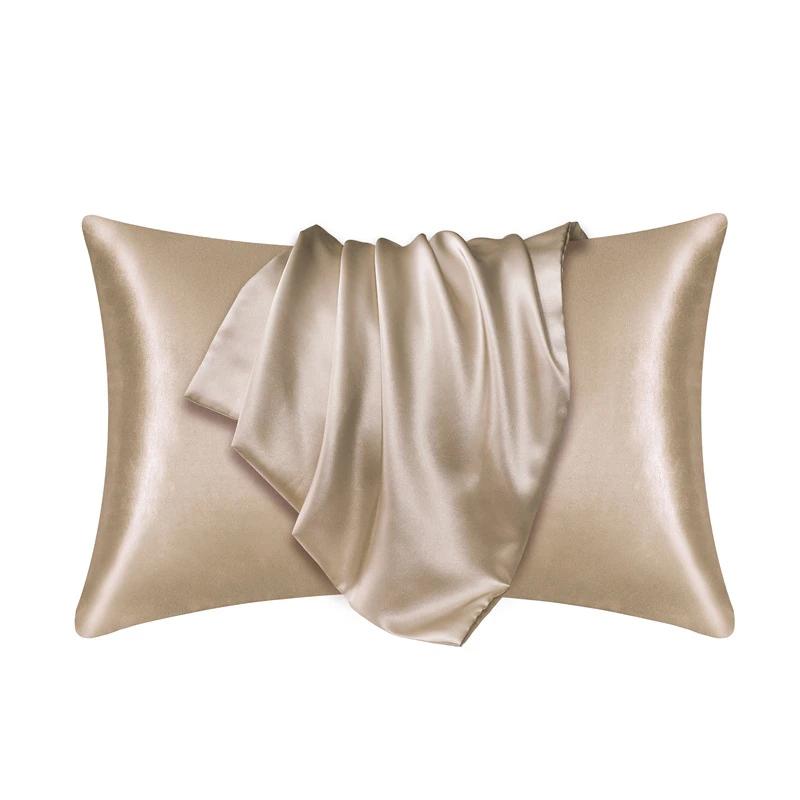 100% Pure Silk Pillowcase Silky Satin Hair Beauty Comfortable Home Decor Pillow Cover