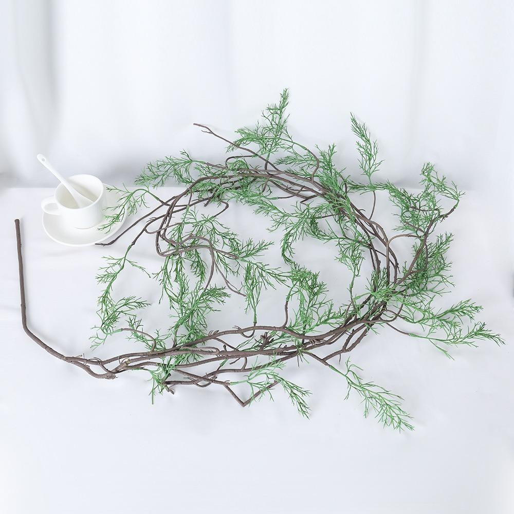 Flexible Fake Hanging Ivy Plants Evergreen Climbing Rattan Branches Ornamental Vines  Landscaping