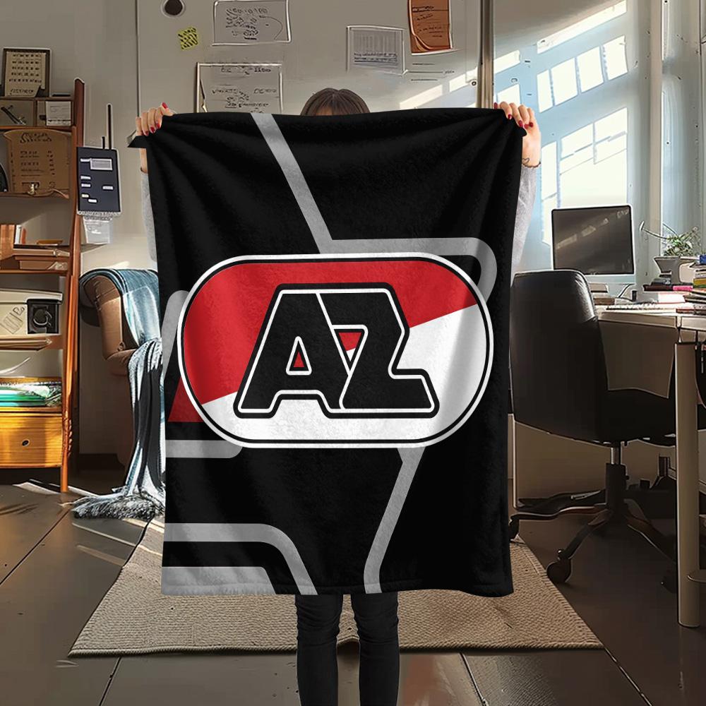 AZ Alkmaar poster FlAannel Blanket, High quality Comfortable for All Seasons, Home Decor, Warmth and Comfort