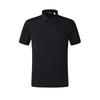 Серия Golf Простая Удобная Универсальная Однотонная Дышащая Футболка-поло с коротким рукавом Мужские Футболки-поло Глубокий черный A11M525103F-BK