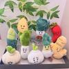 Cute And Soft Plush Vegetable Keychain Toys Including Garlic Onion Chili And Characters Corn