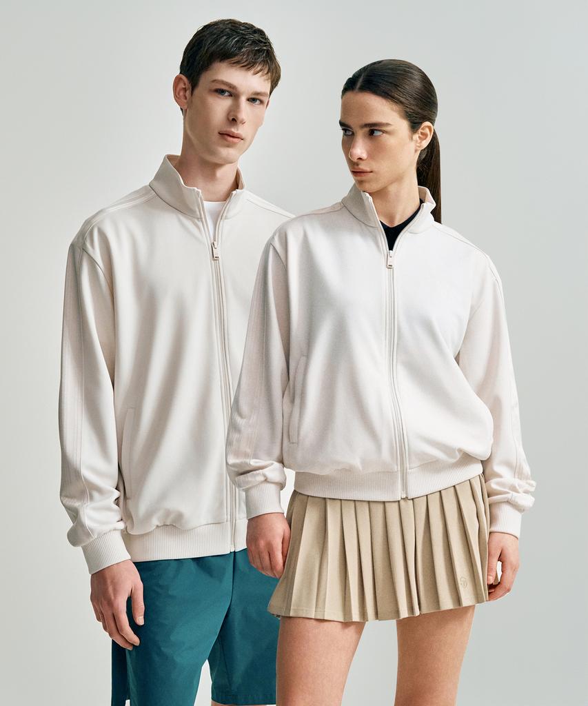 Sergio Tacchini U Tackini Современный спортивный топ свободного кроя (слоновая кость)