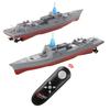Mini Remote Control Boat 2.4G Electric Warship Speedboat Dual Motor Dual Propeller Charging Remote Control Boat Water Toy