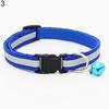 Reflective Bell Dog Cat Pet Collar for Small Dogs Kittens Chihuahua, Adjustable Safety Night Light Collar