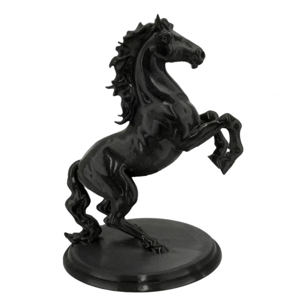3d Printed Horse Ornament 3d Printed Horse Decor 3d Printed Horse Figurine Sculpture Black Statue Decoration Home Office