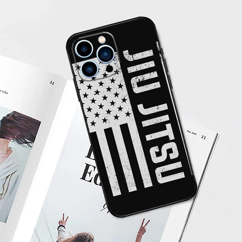 Judo BJJ Jiu Jitsu Case For iPhone 15 14 13 12 11 Pro Max Mini Cover X XR XS SE 8 7 14 15 Plus Accessories