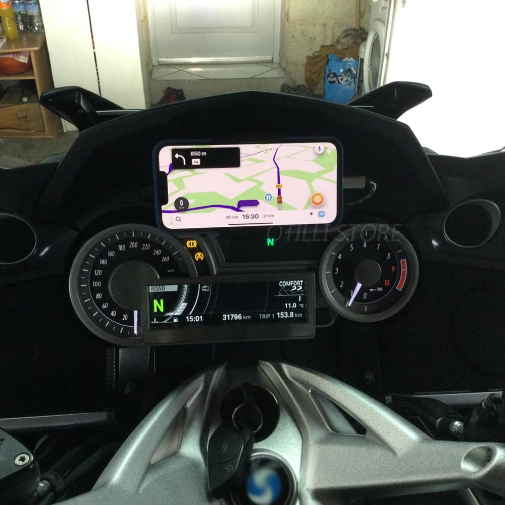 Для мотоцикла BMW K1600B K1600GT K1600GTL Навигационный кронштейн для GPS-телефона Держатель с USB-зарядкой Монтажный стенд 2011-2020 2019 2018 2017