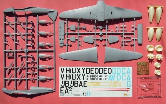 RS Models 1/72 British Airspeed Envoy Lynx Engine Plastic Model 92296 (Airplane)