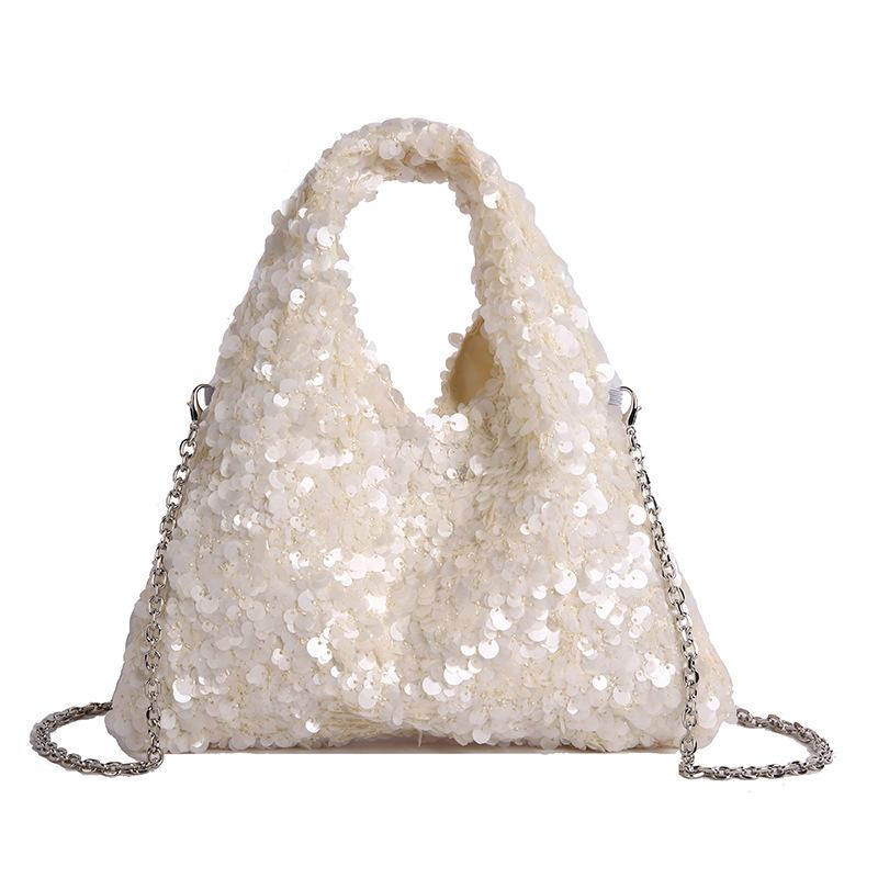 2025 Trendy Designer Women Full Sequins Handbags and Purses Lady Fashion Evening Party Chain Crossbody Shoulder Bag New Tote Bag