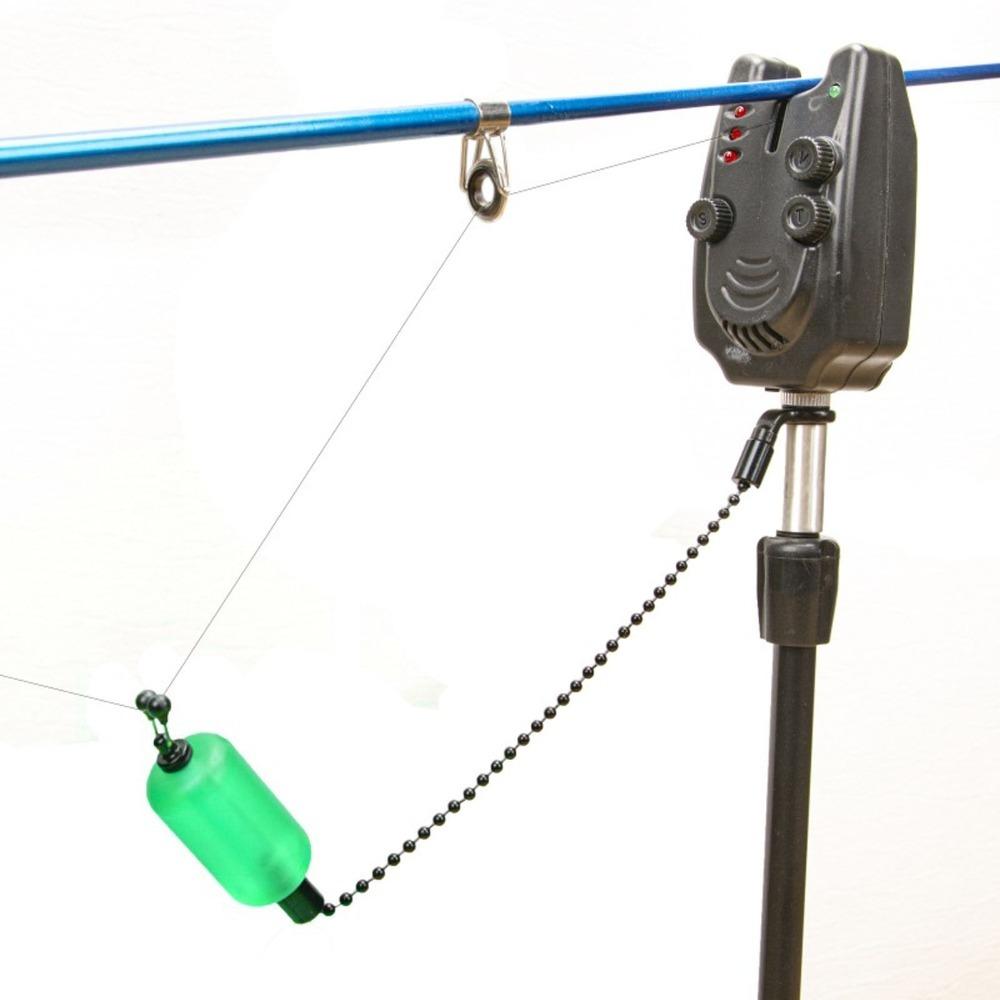 3PCS Iron Fishing Alarm Chain 3 Colors Fishing Alarm Hanger Bite Indicator Alerter Outdoor Use