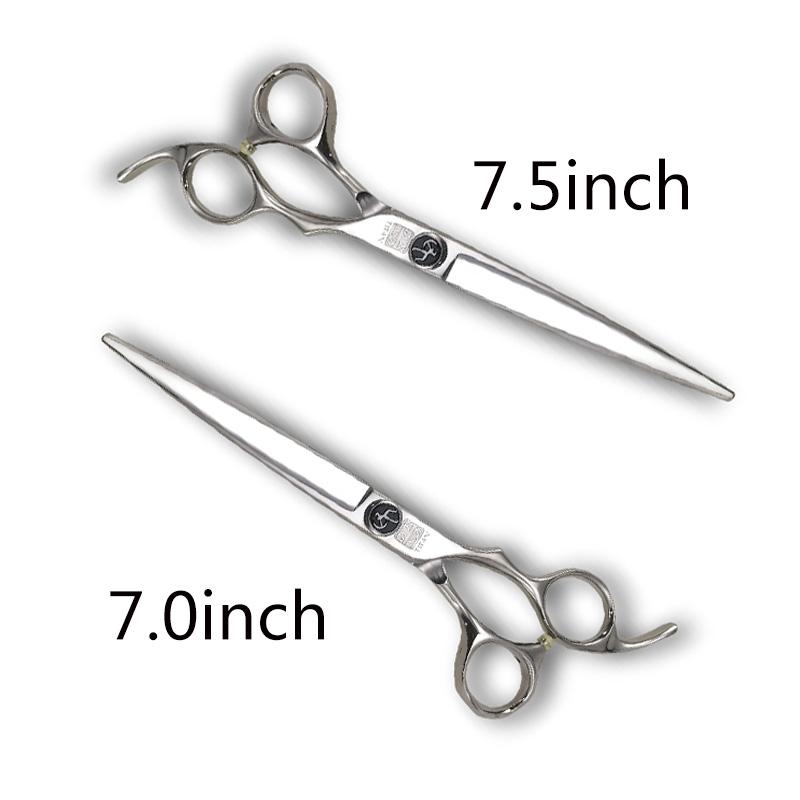 Titan High Quality SUS440C Japan Steel Cut Thinning 7.0, 7.5, 8, 8.5 Shears Pet Dog Cat Scissors Supplies Dog Grooming Scissors