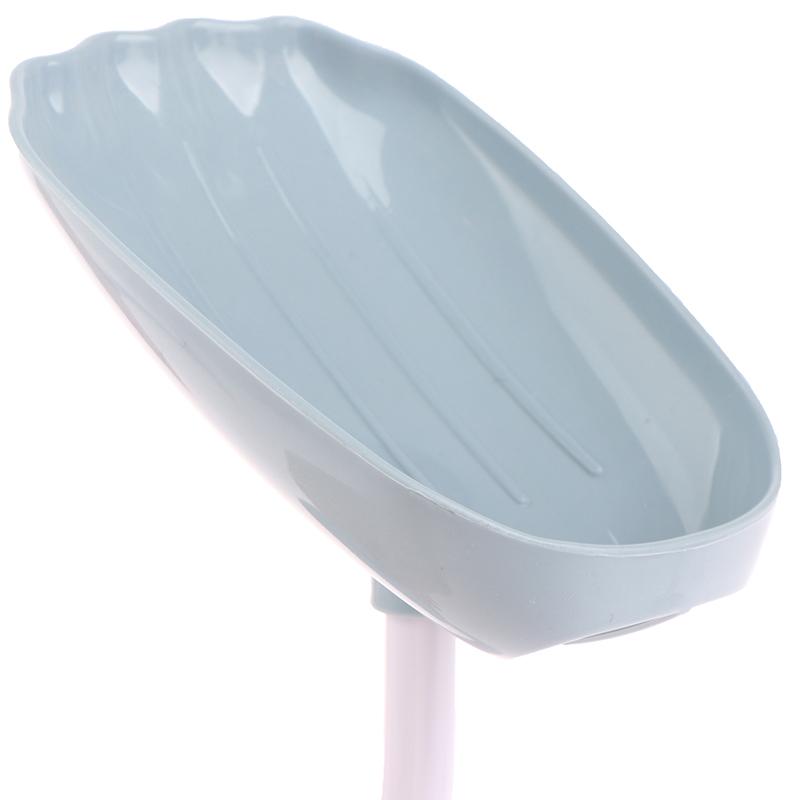 Soap Rack Box Leaf Shape Soap Dish Drain Bathroom Accessories Toilet Laundry Soap Box Bathroom Amenities Soap Holder