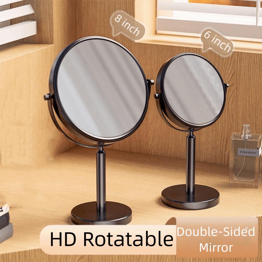 360 Rotating Magnifying Cosmetic Mirror Double Sided Swivel Vanity Mirror  Dressing Table