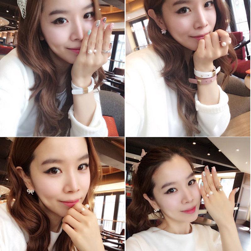 Милое милое U-образное кольцо с регулируемым размером, элегантное регулируемое кольцо для девочек, подарок