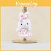 Bunny Plush Cute Toy Keychain Soft Pp Cotton Rabbit Doll In Charming Colorful Dress Designs