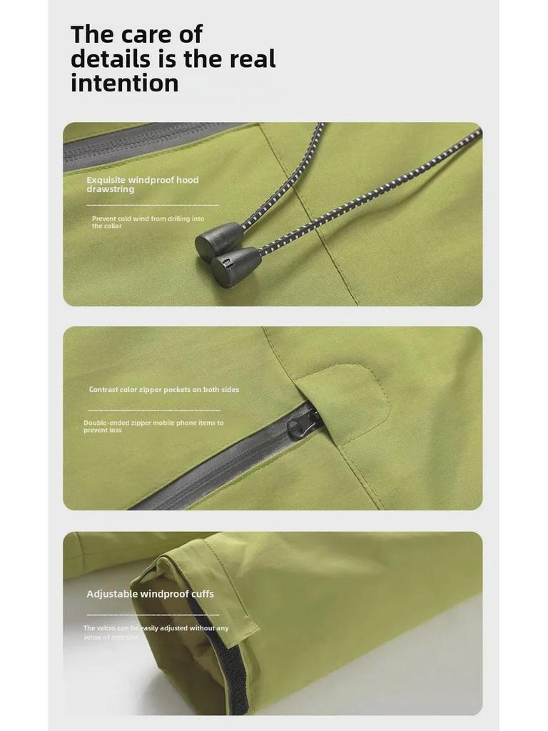 Модернизированная мужская куртка с капюшоном из графенового хлопка J91: Модный, ветрозащитный, водонепроницаемый, утолщенный дизайн для пар.