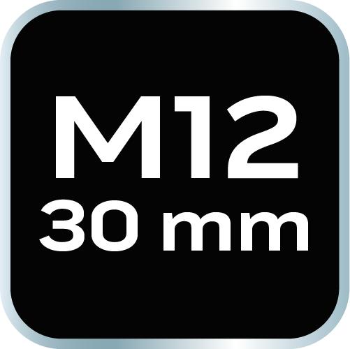 Spline tip M12 x 30 mm, S2 x 2 pcs.