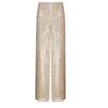Elastic Waist Straight Leg Pants Women Fashionable Loose Casual Shiny Glitter Sequin Pants for