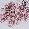 50СМ Искусственные Цветы Вишни Искусственное Шелковое Растение Декорация Свадебная Вечеринка Декорация Букет Настоящее Прикосновение Сделай Сам Дом Сад