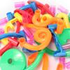 Construction Marble Run Race Track DIY Building Railway 105 Piece Set Kids 3D Maze Ball Roll Toys Children Christmas