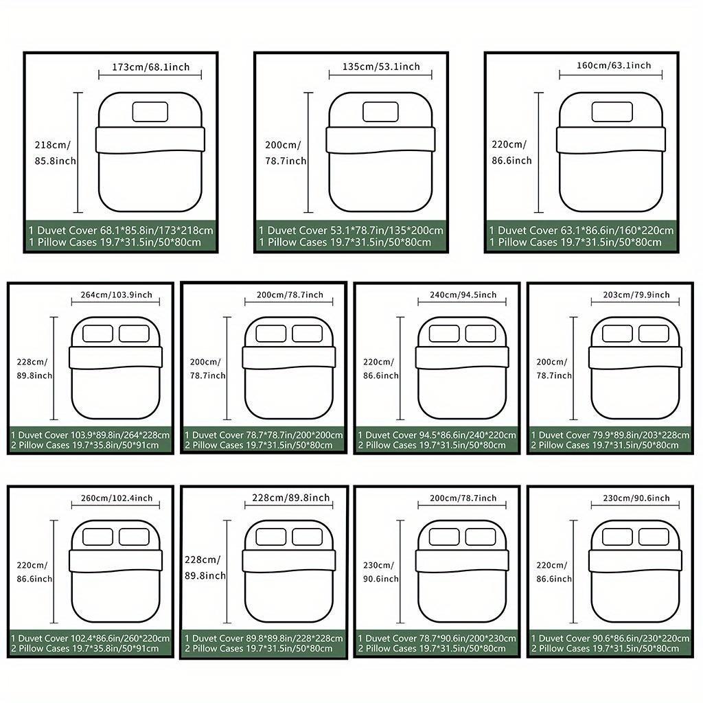2/3 шт. Комплект пододеяльника с 3D принтом белого волка, Постельное белье с тематикой волка, леса и природы с наволочками для спальни, общежития, гостевой комнаты