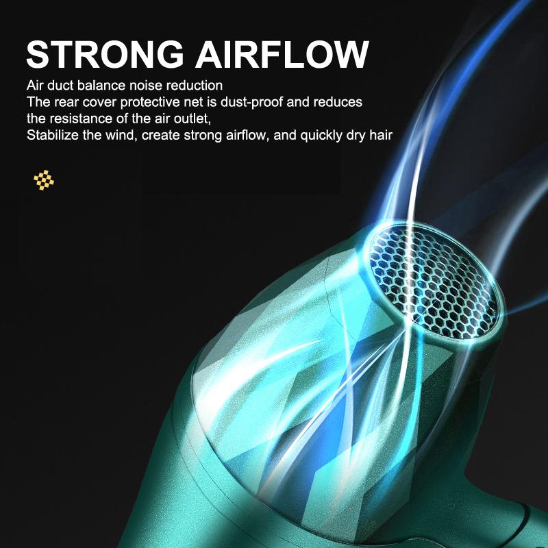 Фен Профессиональный Ионный Фен для Дома Холодная Сушка Салонный Фен Диффузор Насадка-Концентратор