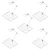 Aristal Figure Plastic Model Display for Model 180 Degree Transparent Stand, Stand, Display, Movable, (5)