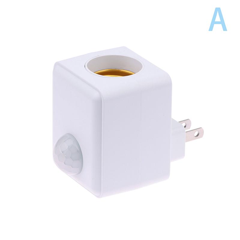 Настенный светодиодный держатель лампы с инфракрасным датчиком присутствия человека Ac110-240V, интеллектуальная задержка E27, адаптер головки лампы с винтовым портом